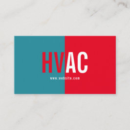 Heizung und Kühlung , Klimaanlage HVAC-Geschäft Visitenkarte