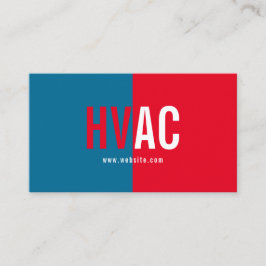 Heizung und Kühlung , Klimaanlage HVAC-Geschäft Visitenkarte