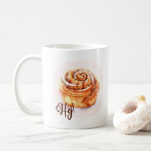 Hej ! Kanelbullar Fika Mug