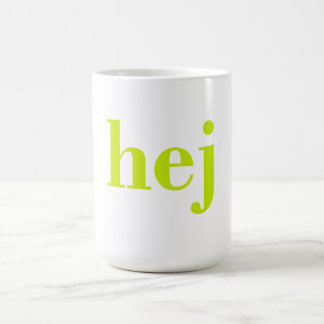 Hej - Schwedisches Hallo Kaffeetasse