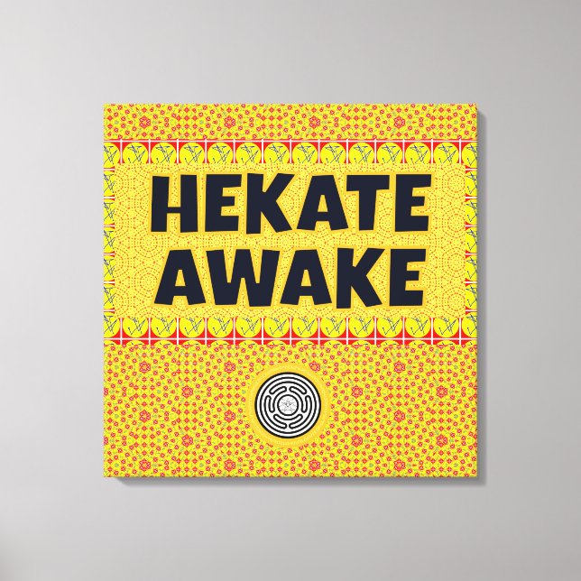 Hekate Awake Strophalos Iynx Siegel Key Sigil Leinwanddruck (Vorderseite)