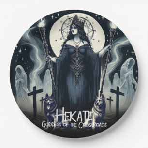 Hekate Goddess of the Crossroads Ghosted Spirits Pappteller