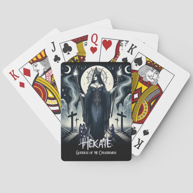Hekate Goddess of the Crossroads Ghosted Spirits Spielkarten (Rückseite)