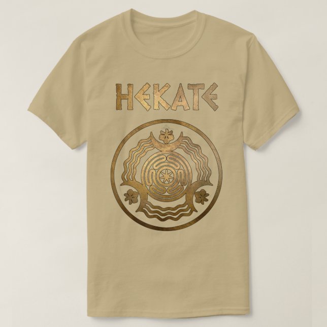Hekate griechische Göttin der Hexerei und der Magi T-Shirt (Design vorne)
