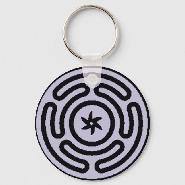 Hekate Labyrinth Schlüsselkette Schlüsselanhänger (Vorderseite)