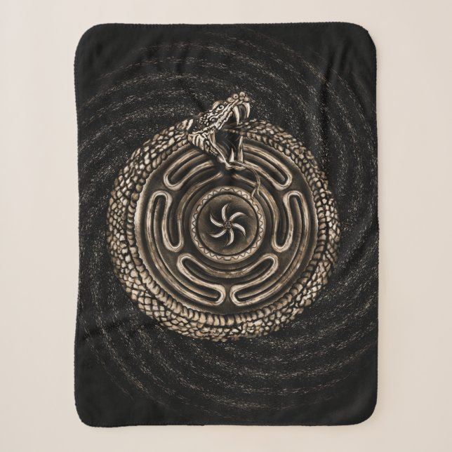 Hektatrad mit Uroboros Sherpadecke (Vorderseite)