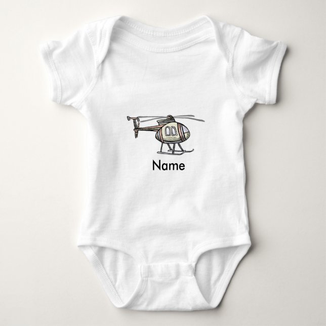 Hektic Helicopter Baby Romper Strampler (Vorderseite)
