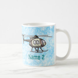 Hektische Helikopter-Tasse Kaffeetasse