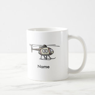 Hektischer Hubschrauber-Becher Kaffeetasse