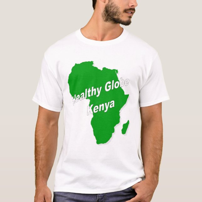 Hektogramm Afrika-Grün T-Shirt (Vorderseite)