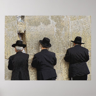 Helaines Western (Wailing Wall) Poster