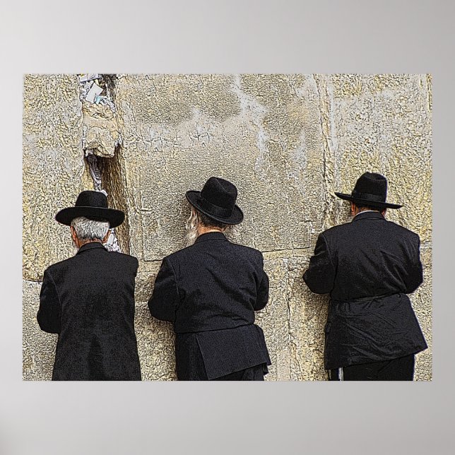 Helaines Western (Wailing Wall) Poster (Vorne)