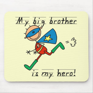 Held großer Bruder T-Shirts und Geschenke Mousepad