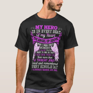 Held ist Herz Engel Gedanke Alzheimerheimer's Krie T-Shirt