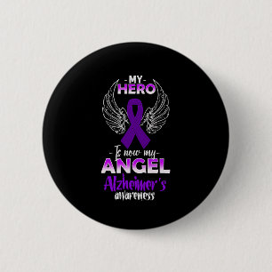 Held ist jetzt mein Engel Alzheimerheimer Bewussts Button