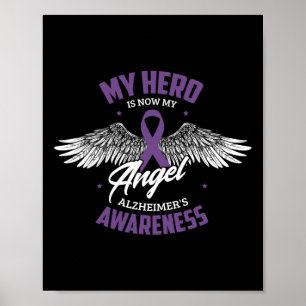 Held ist jetzt mein Engel Alzheimerheimer's Bewuss Poster