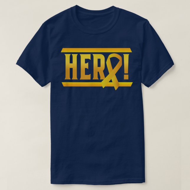 Held! - Krebsbewusstsein bei Kindern mit Multiband T-Shirt (Design vorne)
