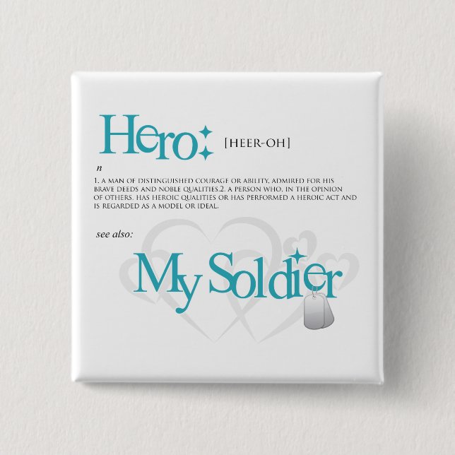 Held: Mein Soldat Button (Vorderseite)