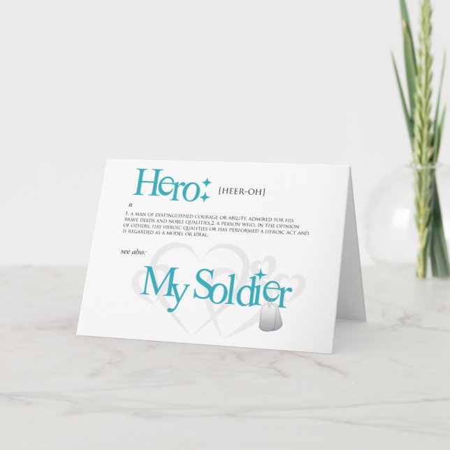 Held: Mein Soldat Karte (Vorderseite)