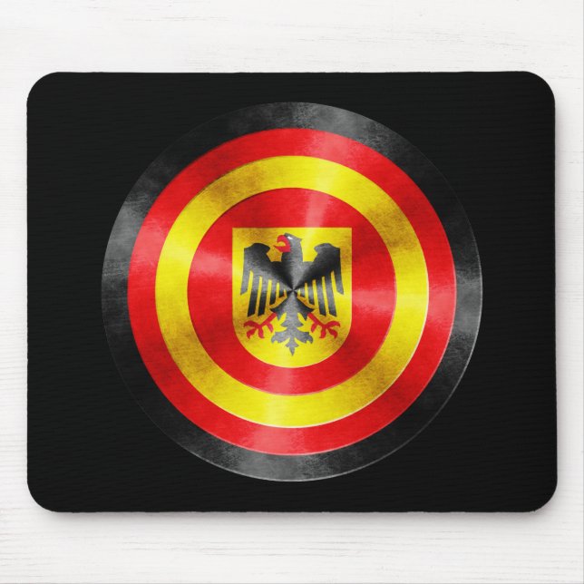 Held-Schild Kapitän-Deutschland Mousepad (Vorne)