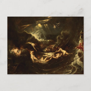 Held und Leander von Peter Paul Rubens (1605) Postkarte