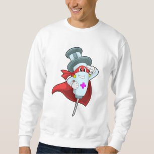 Helden als Krankenschwester mit Spritze Sweatshirt