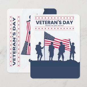 Helden Amerikas würdigen – Veterans Day 2025 Dankeskarte