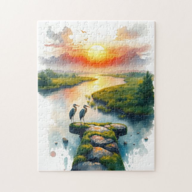 Helden bei Sonnenuntergang (Vertikal)