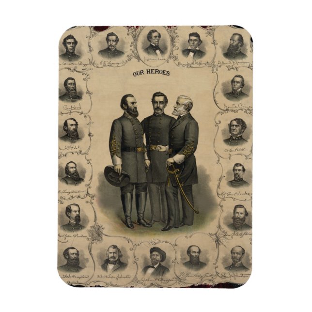 Helden des Bürgerkriegs Magnet (Vertikal)