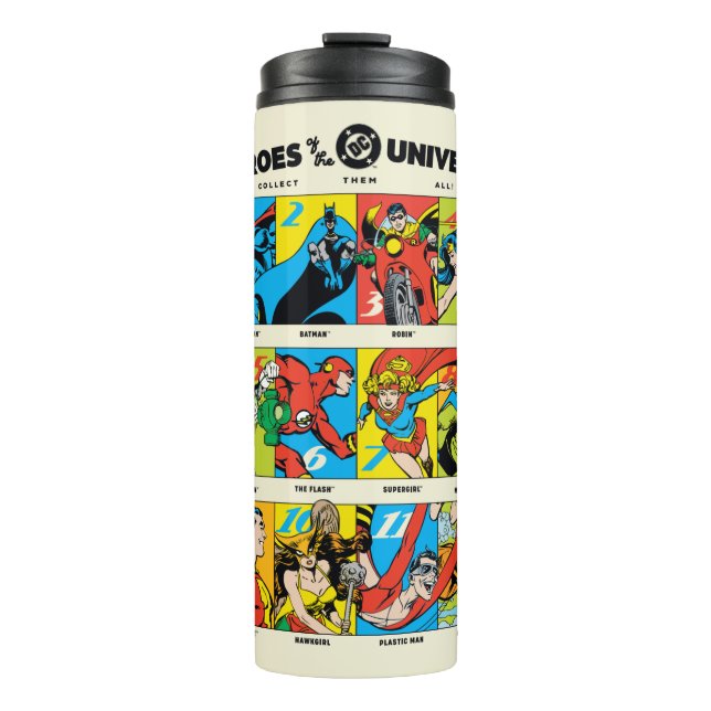 Helden des DC™ Universums Thermosbecher (Vorderseite)