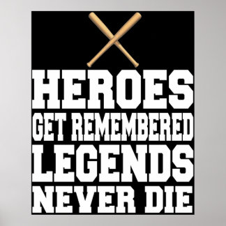 Helden erhalten Erinnerungen nie Die Legenden Poster