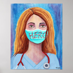 Helden im Gesundheitswesen - Krankenschwestern, Är Poster