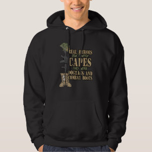 Helden tragen keine Kapen, die sie tragen Hundesch Hoodie