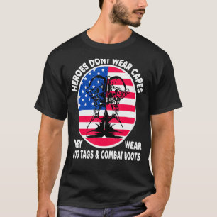 Helden tragen keine Kapen, sie tragen Hundesatzer T-Shirt