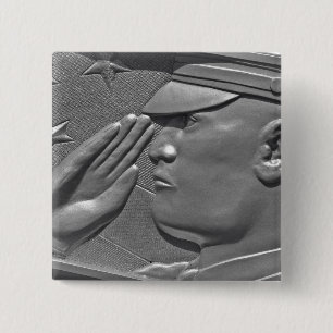 Heldenehre für Militärveteranen Button