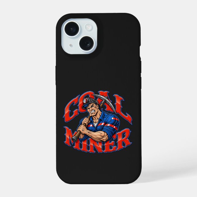 HELDENHAFTER KOHLENBERGmann iPhone 15 Hülle (Rückseite)