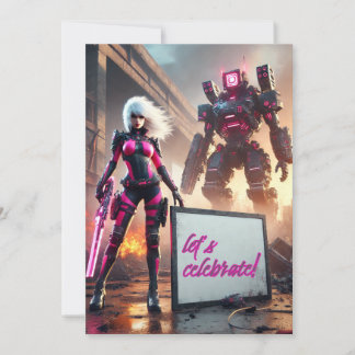 Heldenroboter Einladung