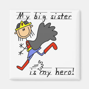 Heldentolle große Schwester T-Shirts und Geschenke Magnet