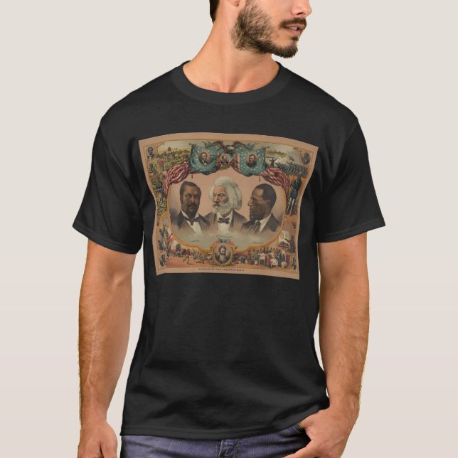 Helder des farbigen Rennens Frederick 1881 T-Shirt (Vorderseite)