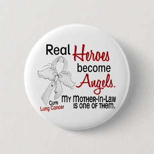 Helder werden Engels-Schwiegermutter-Lungenkrebs Button