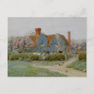 Helen Allingham Buckinghamshire House in der Penn Postkarte