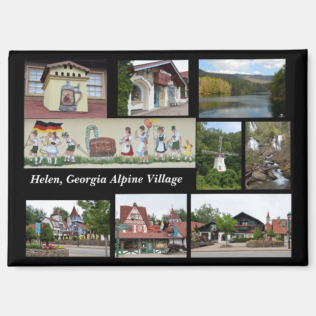 Helen. Georgia Alpendorf Magnet (Vorderseite)