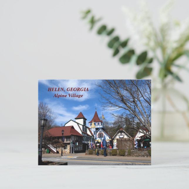 Helen, Georgia Alpendorf Postcard Postkarte (Stehend Vorderseite)