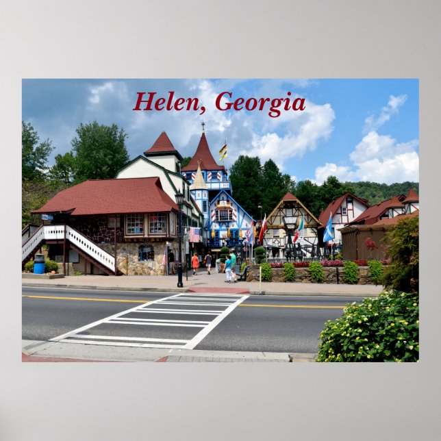 Helen, Georgia Landschaft Poster (Vorne)