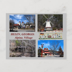 Helen, Géorgie Alpine Village Carte postale