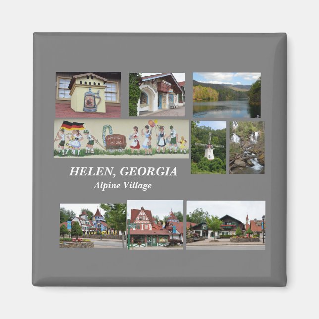 Helen. Georgien Magnet (Vorne)