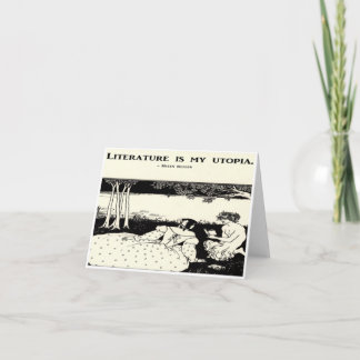 Helen Keller Book Liebe Blank Note Card