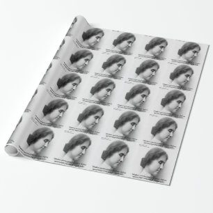 Helen Keller & Famous Deaf/Blindes Zitat Geschenkpapier