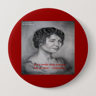 Helen Keller hat Vision Wisdom Zitat Button