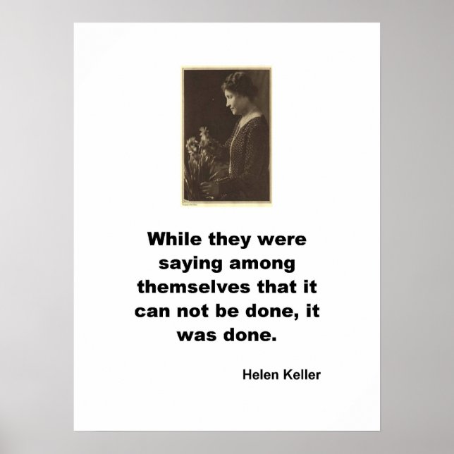 Helen Keller Poster (Vorne)